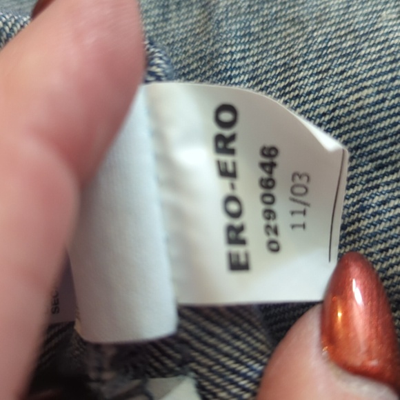 Tommy Hilfiger Jean Jacket Y2K Classic Denim Blue Trucker Jacket Unisex Sz L - Picture 9 of 12